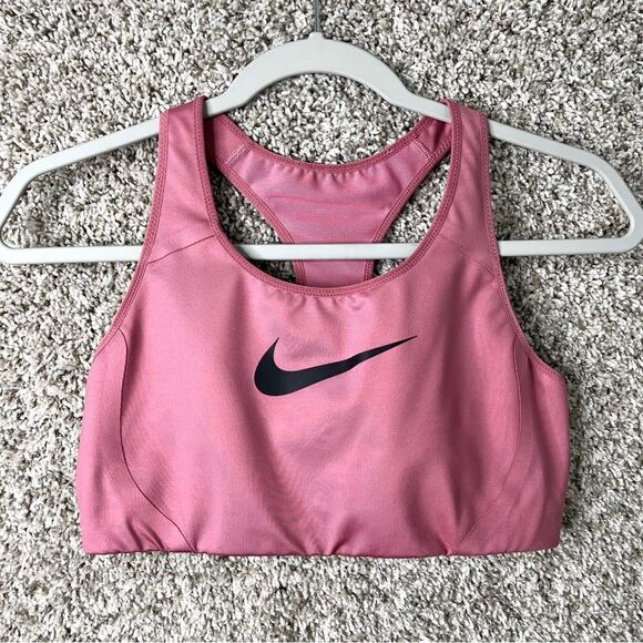 Nike Sports Bra Women’s Large Pink Racerback - Picture 1 of 4